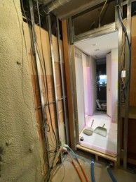 お湯が真上から降り注ぎシャワーだけでもたっぷりリラックス 世田谷区I様邸 お湯が真上から降り注ぎシャワーだけでもたっぷりリラックス 世田谷区I様邸